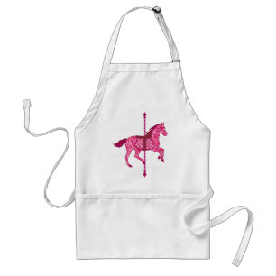 Karussell Pferd - Fuchsia Pink Schürze