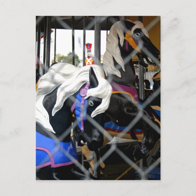 Karussell Postkarte (Vorderseite)