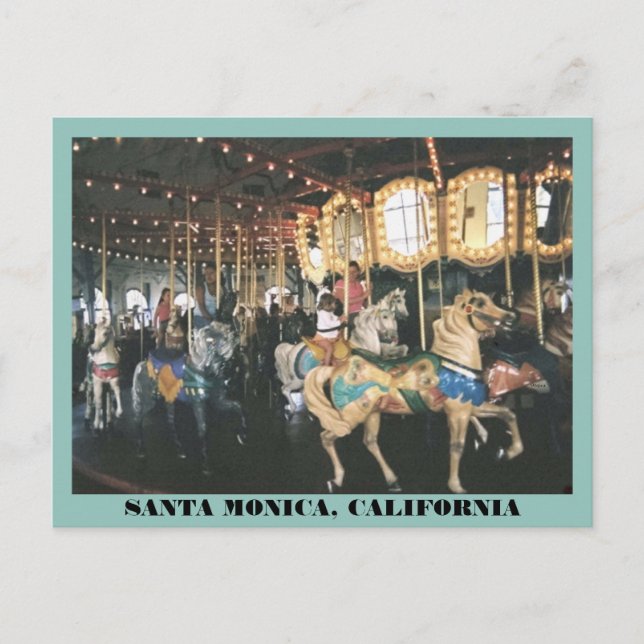 Karussell Postkarte (Vorderseite)