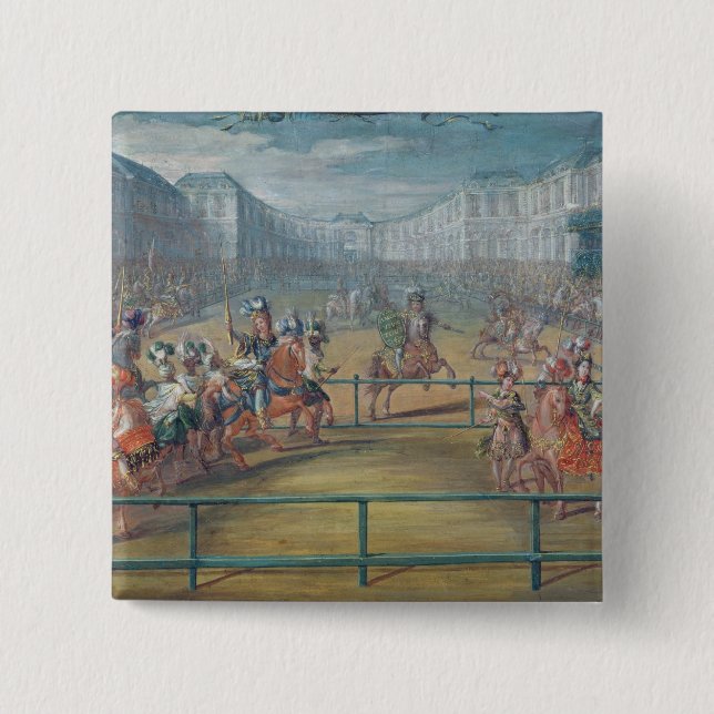 Karussell von Amazonas im Jahre 1682 Button (Vorderseite)