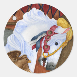 Karussellaufkleber Runder Aufkleber