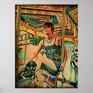 Karusselldekor Poster