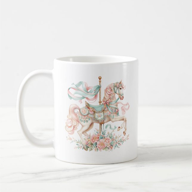 Karussellpferd Kaffeetasse (Links)