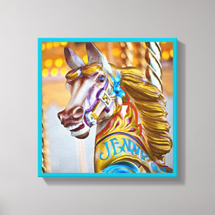 Karussellpferd Karneval Serie 23 Leinwand