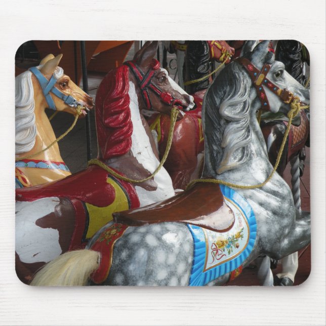 Karussellpferd-Mauspad Mousepad (Vorne)