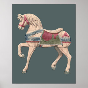 Karussellpferd von Henry Murphy   Poster