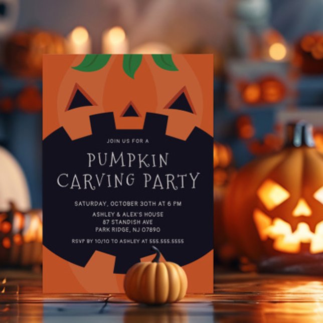 Karve & Celebrate Halloween Einladung (Von Creator hochgeladen)