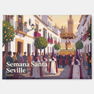 Karwoche Sevilla Spanien Magnet