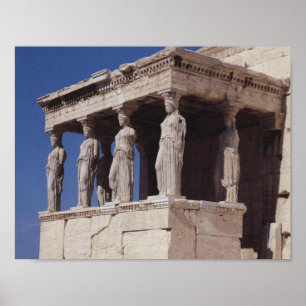 Karyatiden Athen Poster