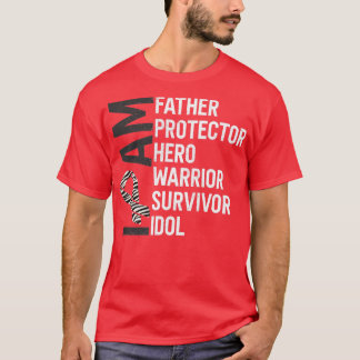 Karzinoide Krebserkrankung Ich bin Vater Hero Warr T-Shirt