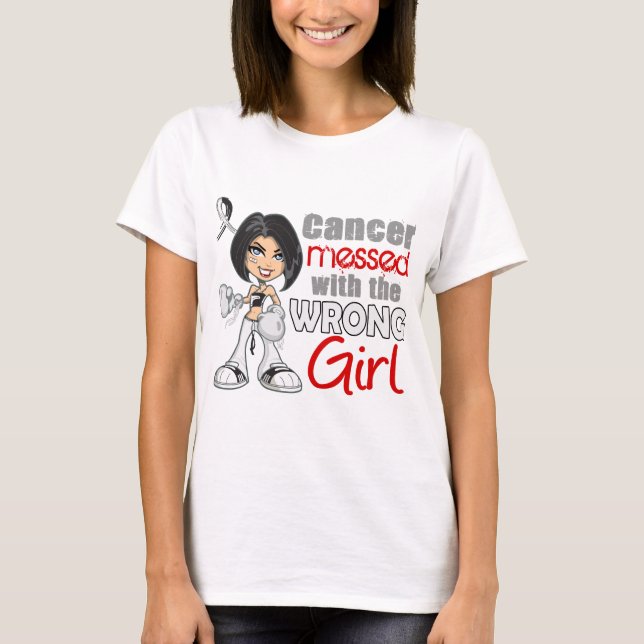Karzinoider Krebs verwirrt mit falschem Girl.png T-Shirt (Vorderseite)