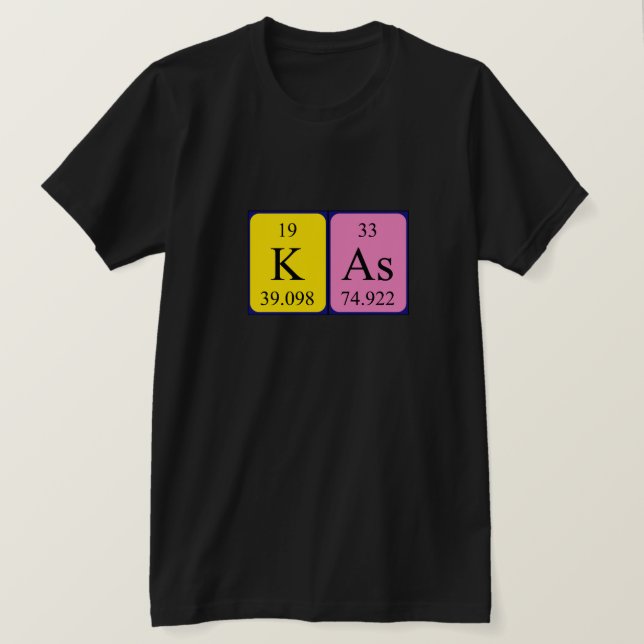 Kas Periodenname Shirt (Design vorne)