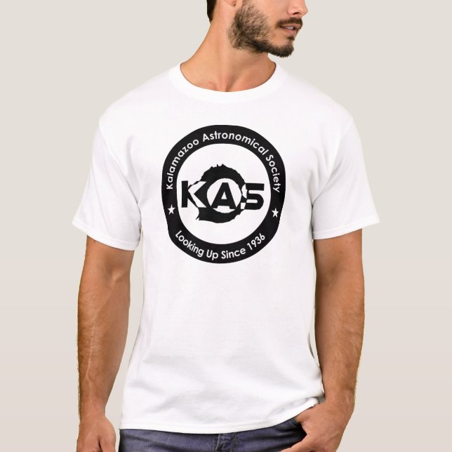 KAS White T - Shirt (großes Logo) (Vorderseite)