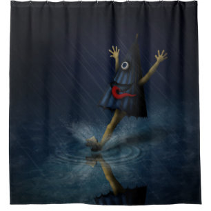Kasa Obake Japanischer Regenschirm Ghost Rainy Day Duschvorhang