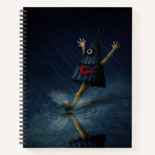 Kasa Obake Japanischer Student Hiragana Chart Notizbuch