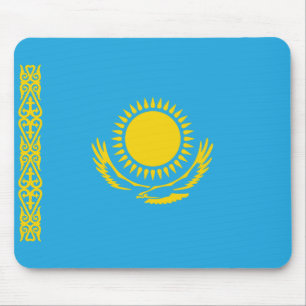 Kasachstan-Flagge Mousepad