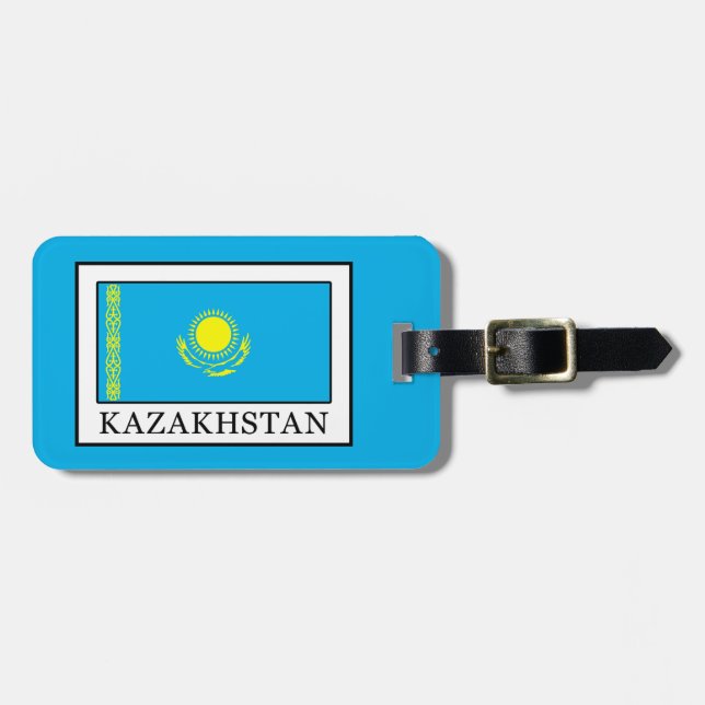 Kasachstan Gepäckanhänger (Vorderseite horizontal)