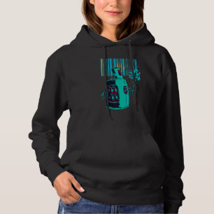 Kasachstan Heritage Kaza Fruchtrobot Spray Paint Hoodie