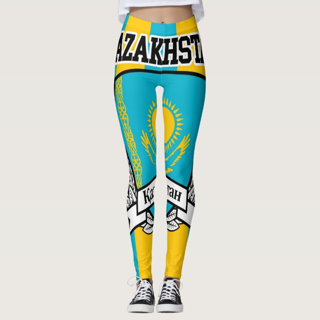 Kasachstan Leggings (Vorderseite)