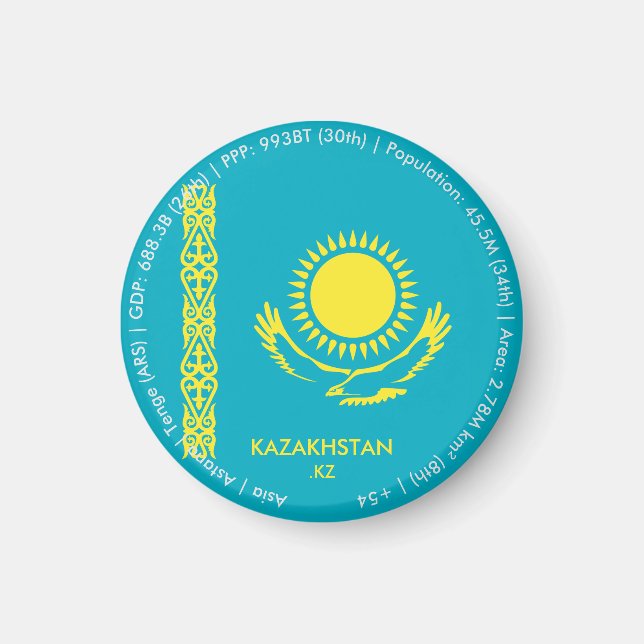 Kasachstan Magnet (Vorne)
