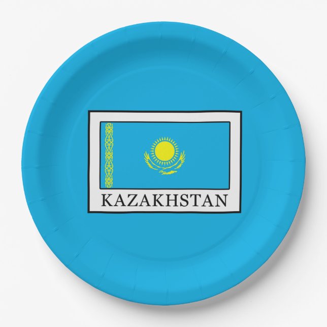 Kasachstan Pappteller (Vorderseite)