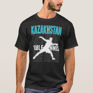 Kasachstan Ping Pong Unterstützung Kasachstan Tisc T-Shirt