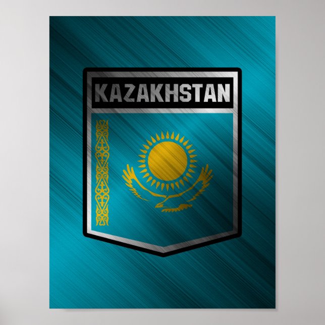 Kasachstan Poster (Vorne)
