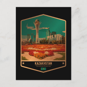 Kasachstan Postkarte