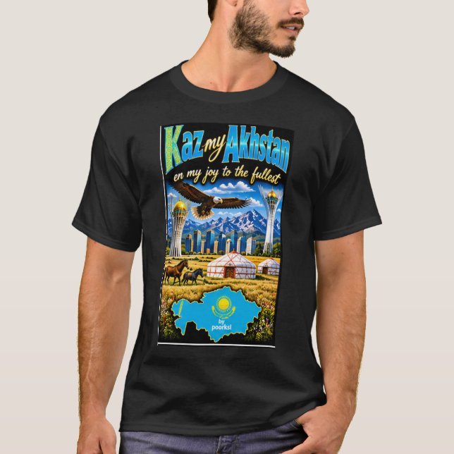 Kasachstan T-Shirt (Vorderseite)