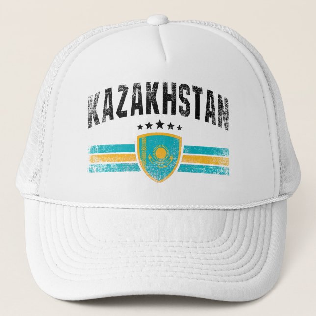 Kasachstan Truckerkappe (Vorderseite)