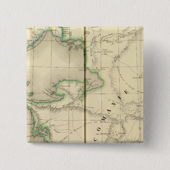 Kasachstan, Usbekistan Button (Vorderseite)