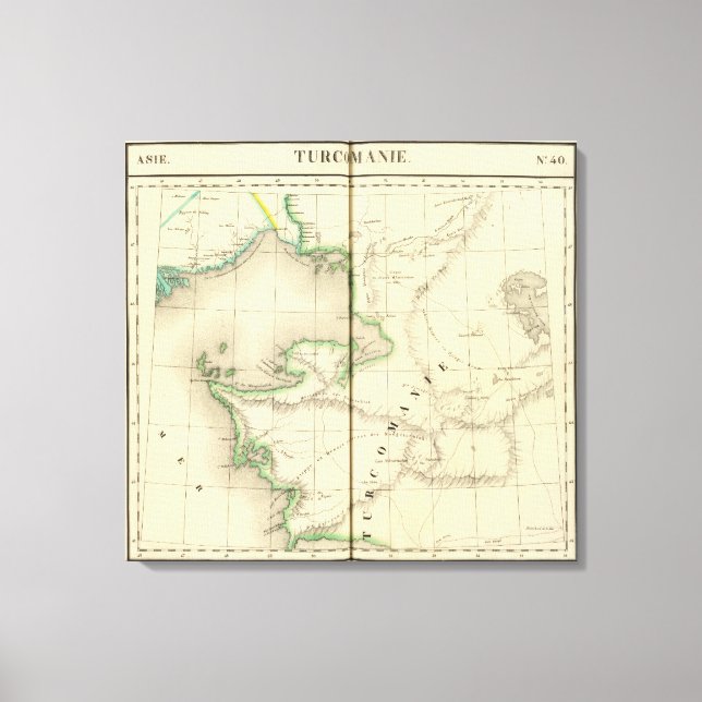 Kasachstan, Usbekistan Leinwanddruck (Vorderseite)