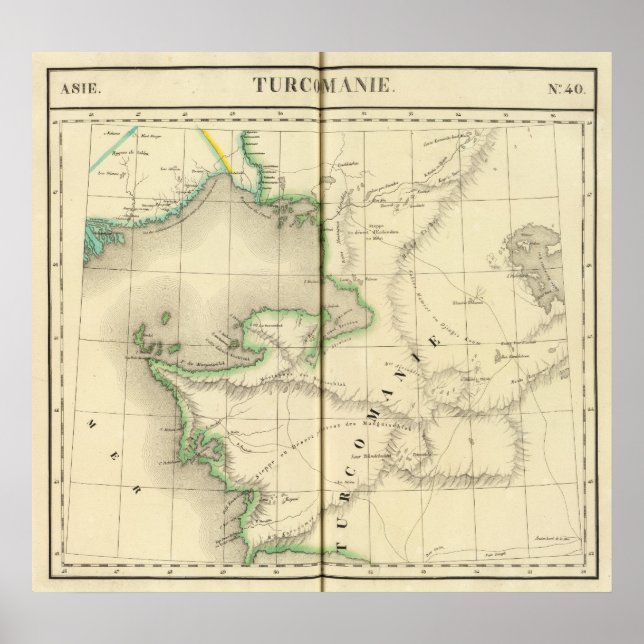 Kasachstan, Usbekistan Poster (Vorne)