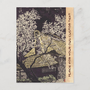 Kasamatsu Plum Trees at Yoshino japanese art Postkarte