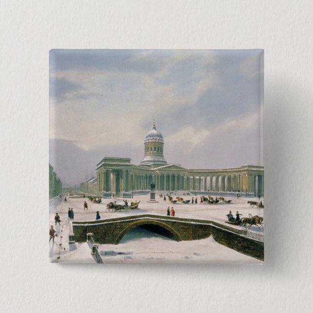 Kasan-Kathedrale, St. Petersburg Button (Vorderseite)