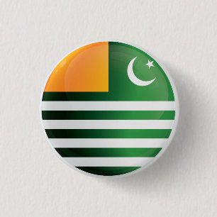 Kaschmir-Ikonenflagge Button