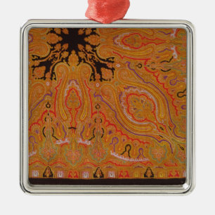 Kaschmirschal, c.1870-80 ornament aus metall