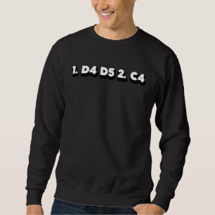 Käse  1 D4 D5 2 C4 Nerd Geek Vintage Grafik Sweatshirt