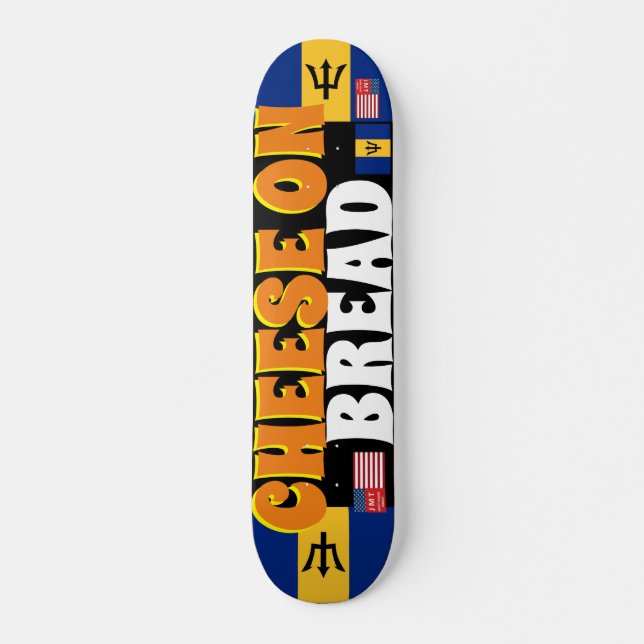 KÄSE AUF BREAD JMT BARB 7 3/4" Skateboard Deck (Vorne)