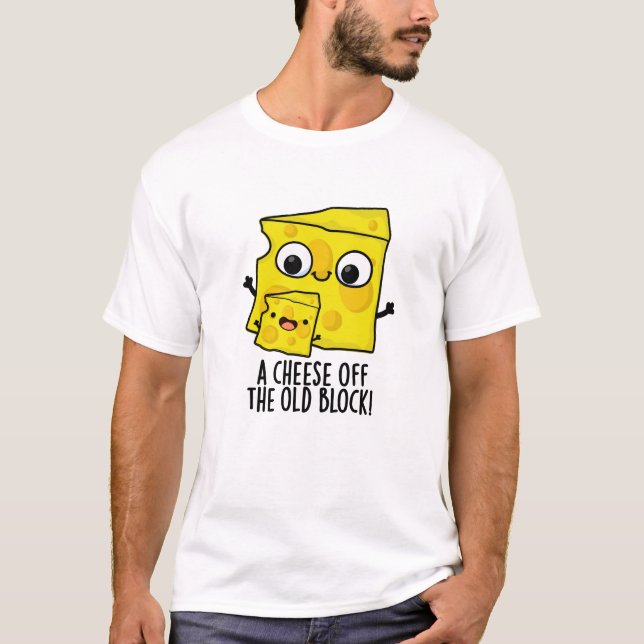 Käse aus dem alten Block Funny Food Puff T-Shirt (Vorderseite)