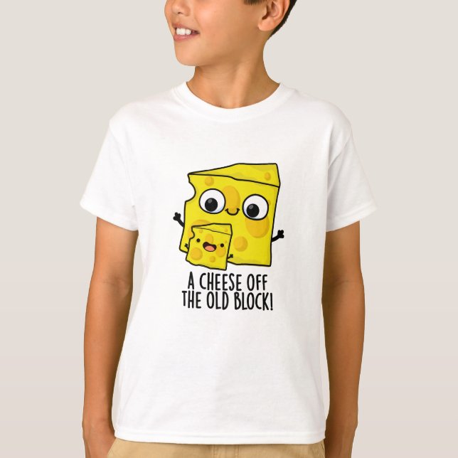 Käse aus dem alten Block Funny Food Puff T-Shirt (Vorderseite)