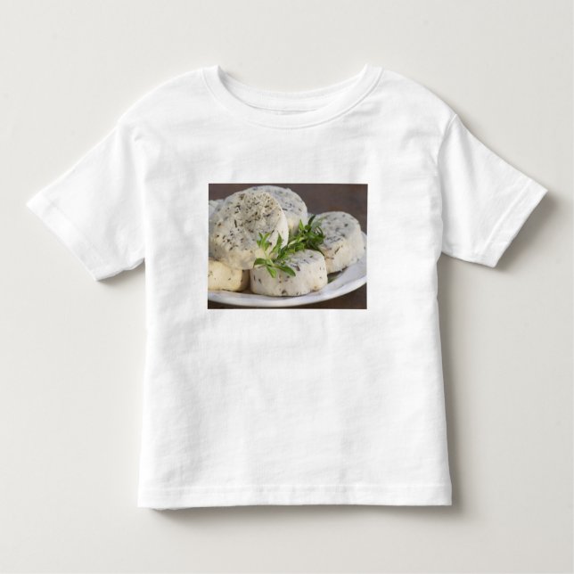Käse aus französischer Ziege - Chevre - mit Kräute Kleinkind T-shirt (Vorderseite)