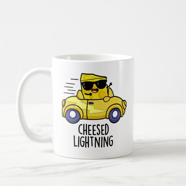 Käse-Blitz Funny Cheese Puff Kaffeetasse (Links)