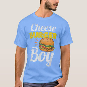 Käse Burger Boy Hamburger Burger gestört T-Shirt