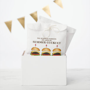 Käse Burger Cheeseburger GRILLEN Barbecue Cookout Geschenktütchen