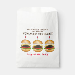 Käse Burger Cheeseburger GRILLEN Barbecue Cookout Geschenktütchen