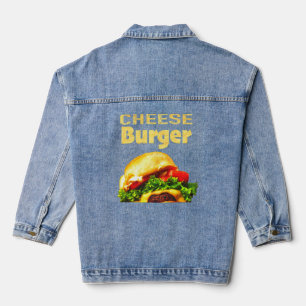 Käse Burger National Hamburger Day Fast Food Jeansjacke