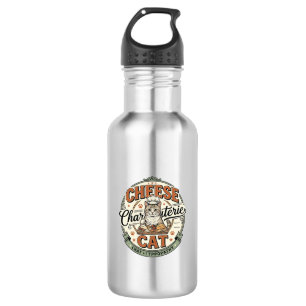 Käse Charcuterie Katze Käse Charcuterie Katze Vint Edelstahlflasche