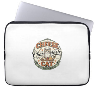 Käse Charcuterie Katze Käse Charcuterie Katze Vint Laptopschutzhülle