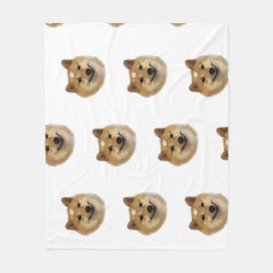 Käse das Fat Shiba Inu Muster Blanket Fleecedecke